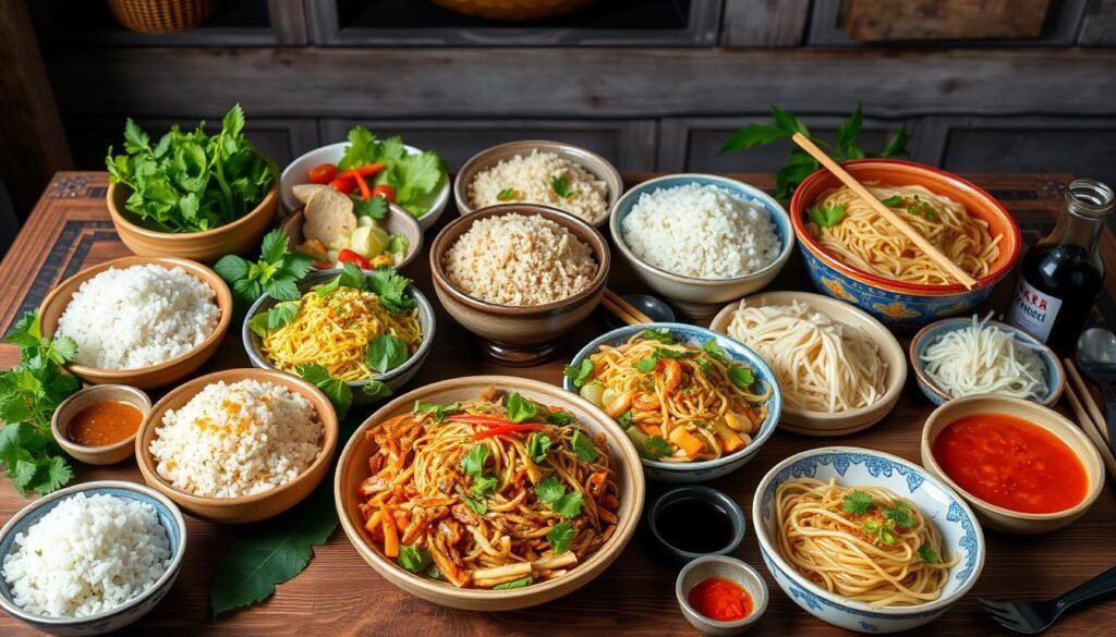 Asian Rice and Noodle Varieties