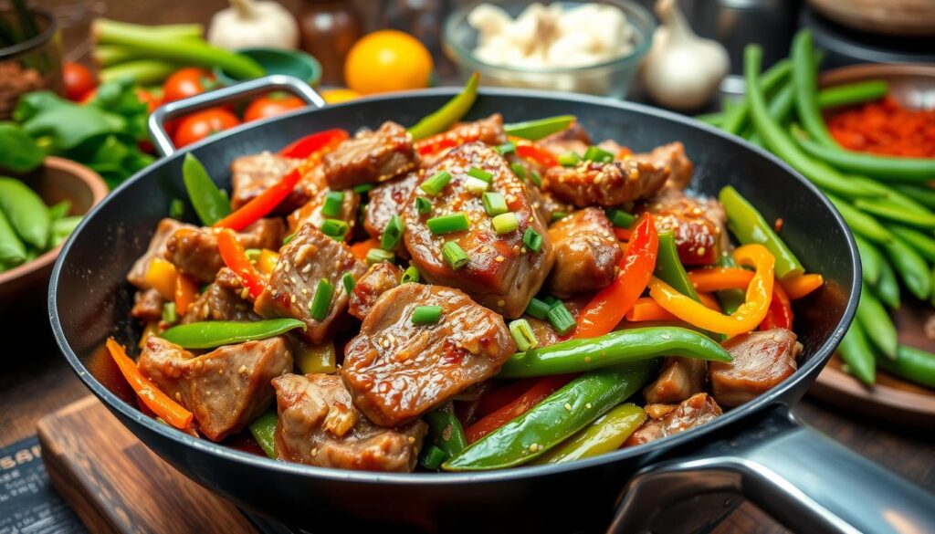 Boneless Pork Ribs Stir-Fry