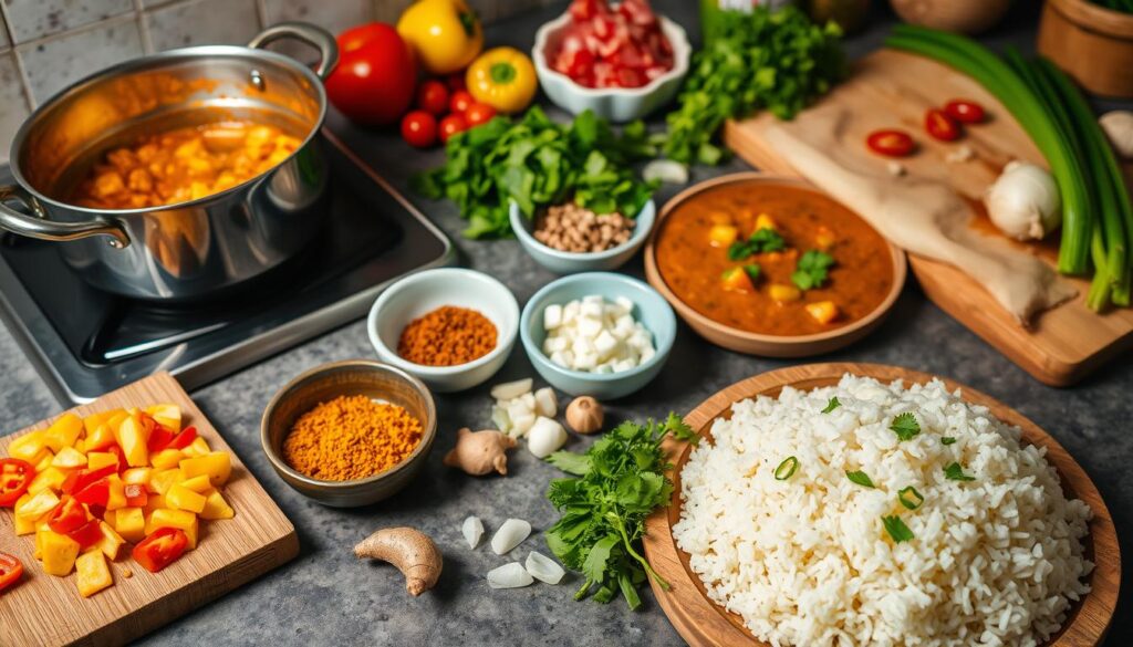 Breakfast Curry Preparation Steps