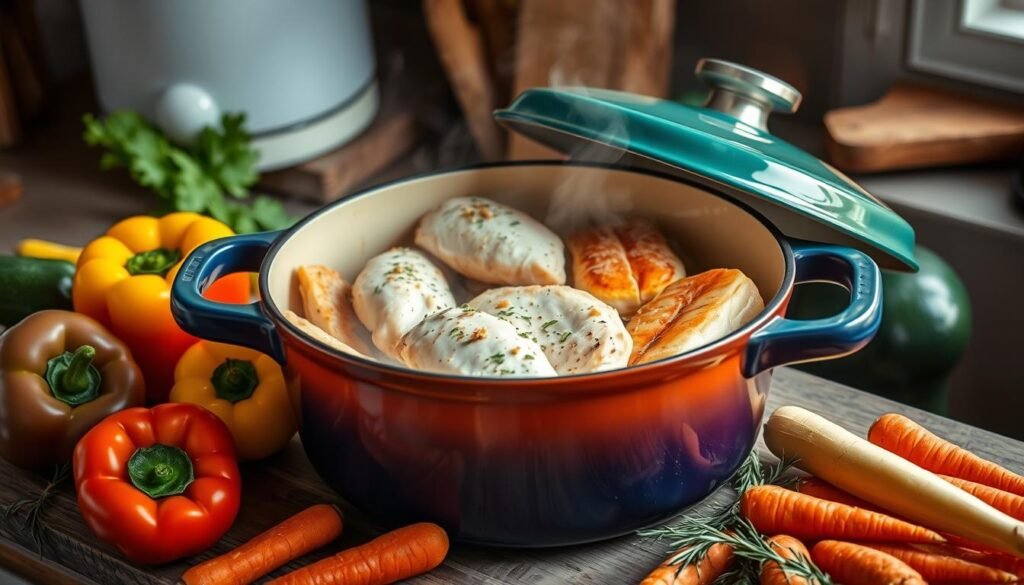 Dutch Oven Lean Protein Cooking