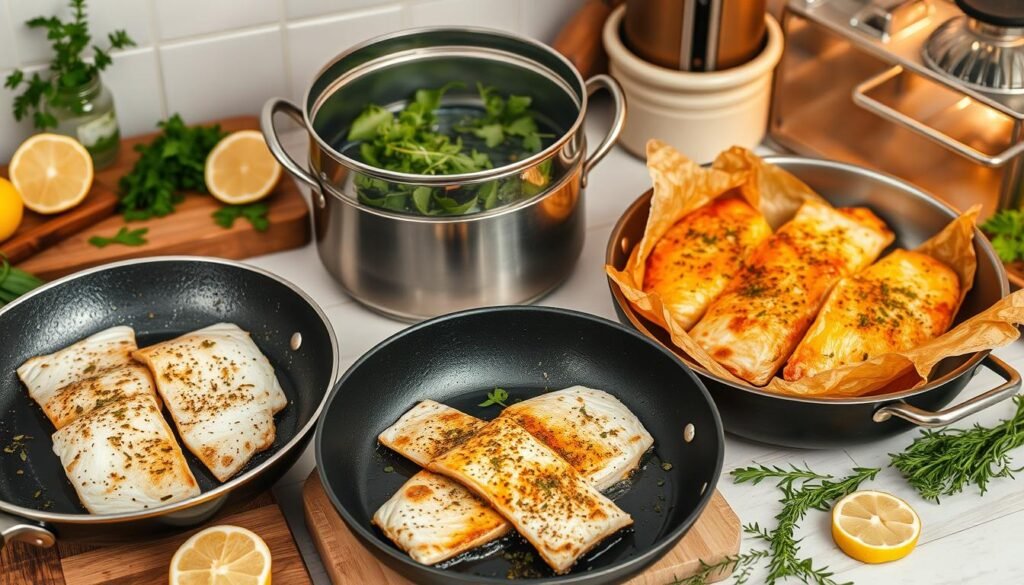 Fish cooking techniques