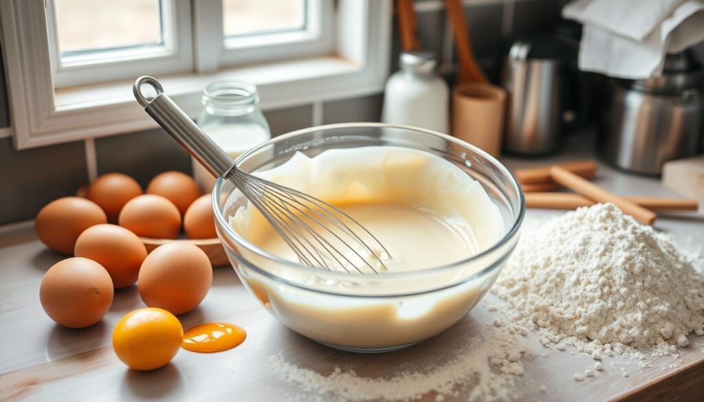 Healthy Crepe Batter Preparation