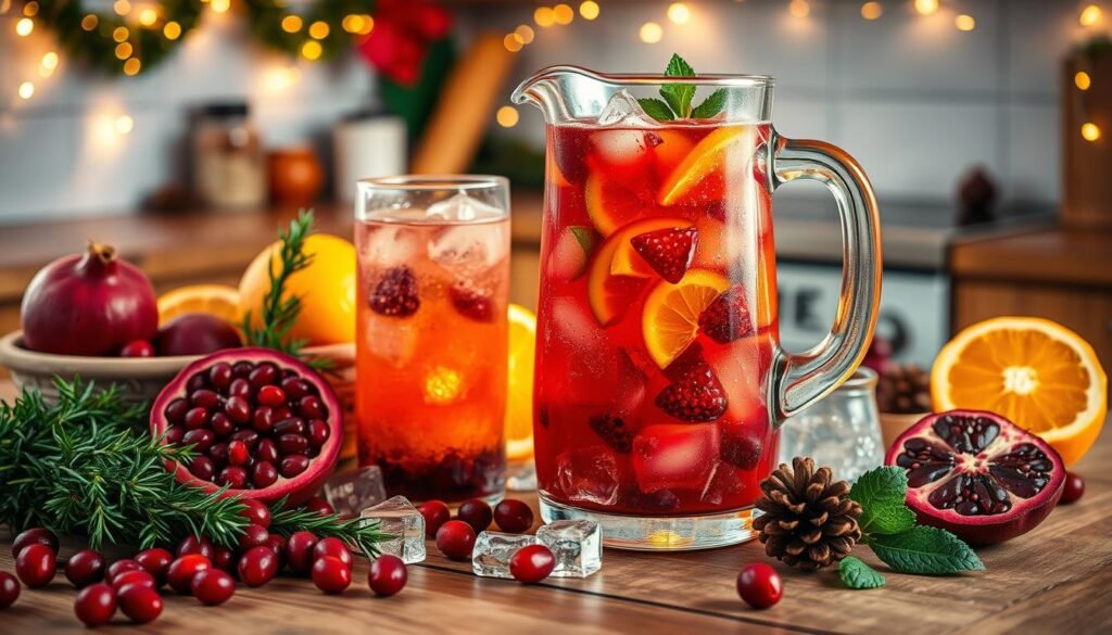 Healthy Holiday Drink Preparation