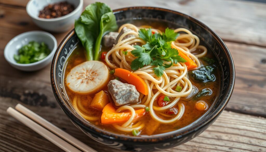 Hearty Asian Noodle Soup