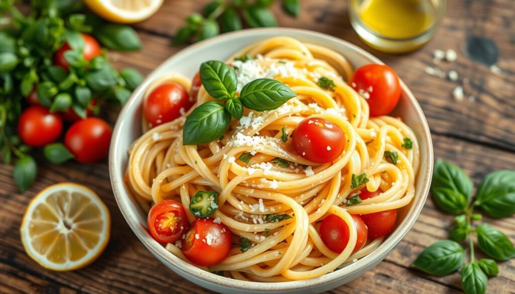 Mediterranean Artichoke Linguine