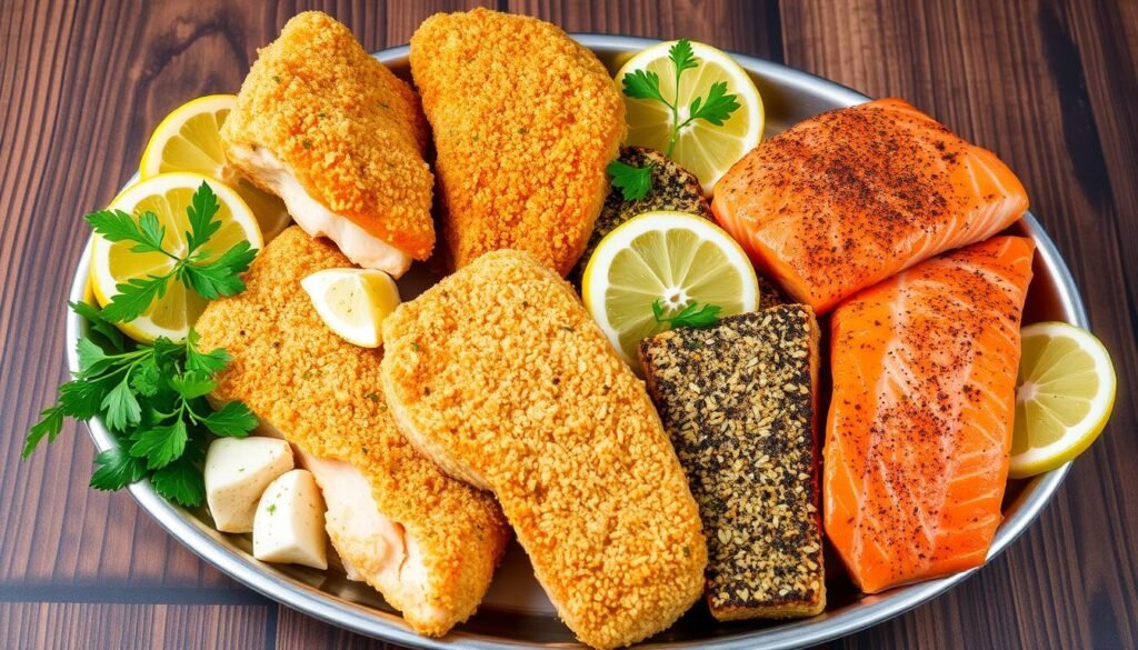 Panko-Crusted Fish Varieties