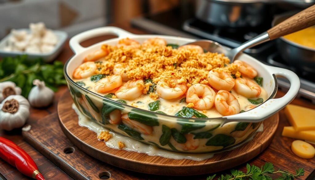 Seafood Florentine Casserole Cooking Methods