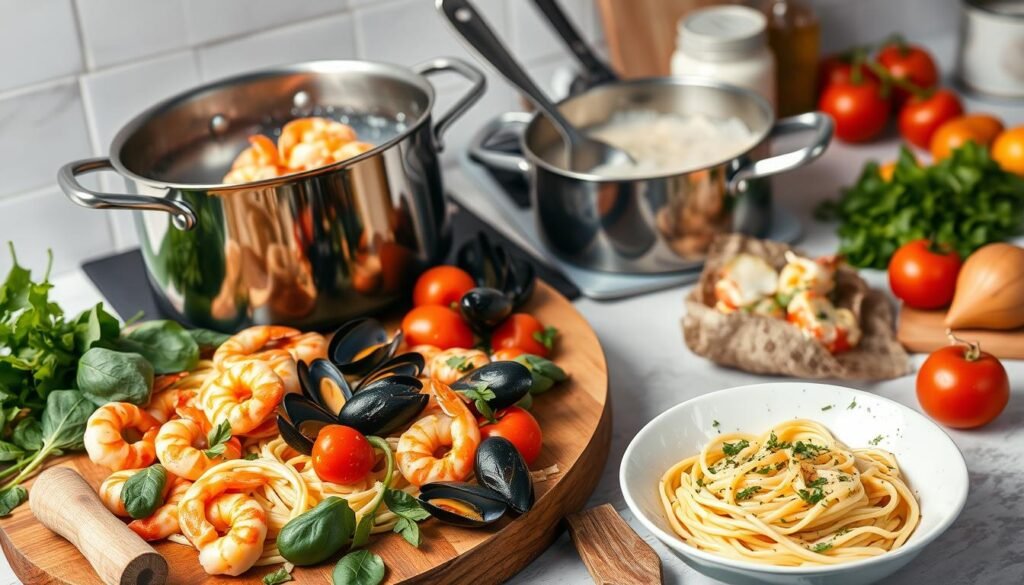 Seafood Pasta Cooking Techniques