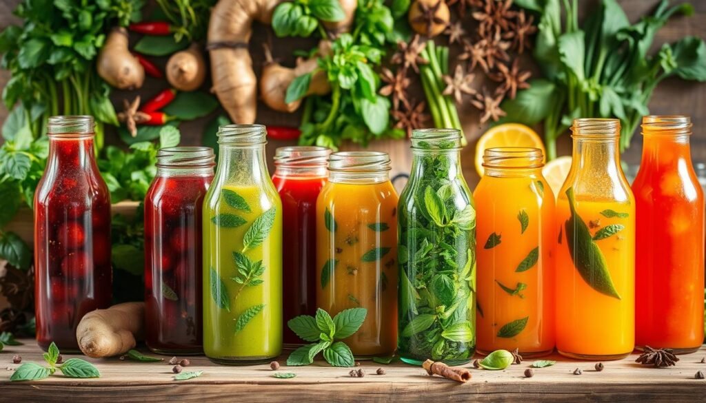 Spicy Herb Infused Juices for Weight Loss