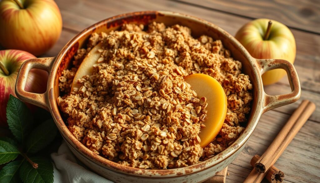 healthy apple crumble recipe