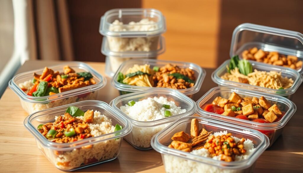 Asian Lunch Meal Prep Containers