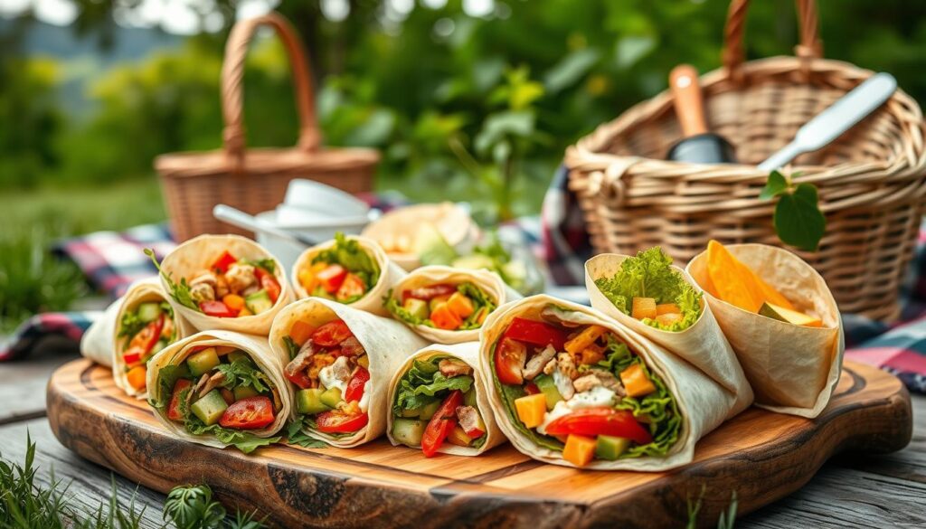 Delicious Picnic Wraps