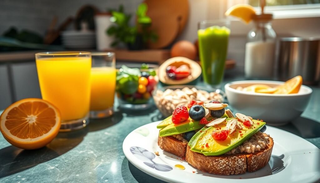 Easy plant-based breakfast