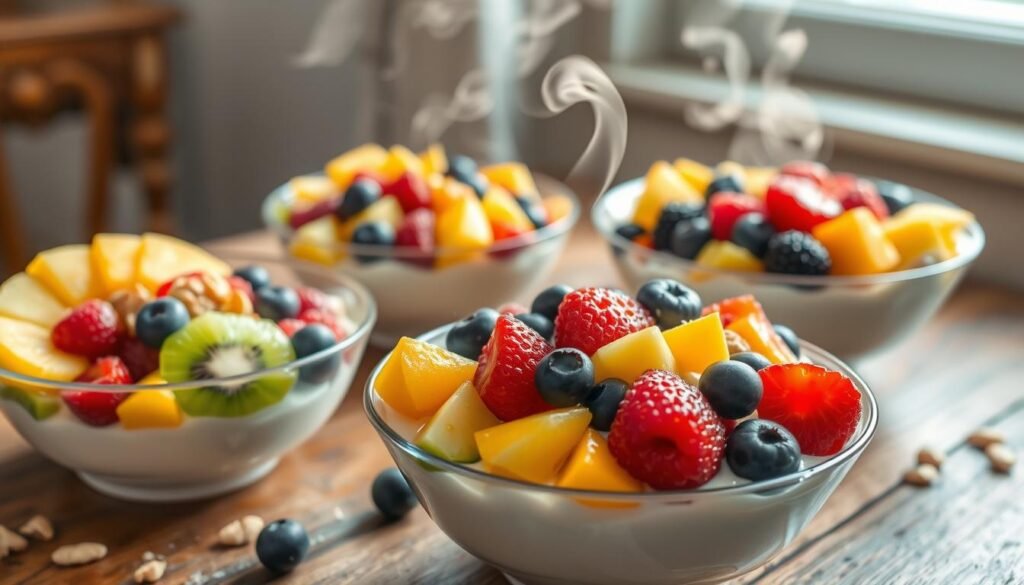 Fresh Fruit Breakfast Bowls