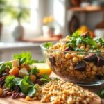 Vegan lunch recipes high in iron