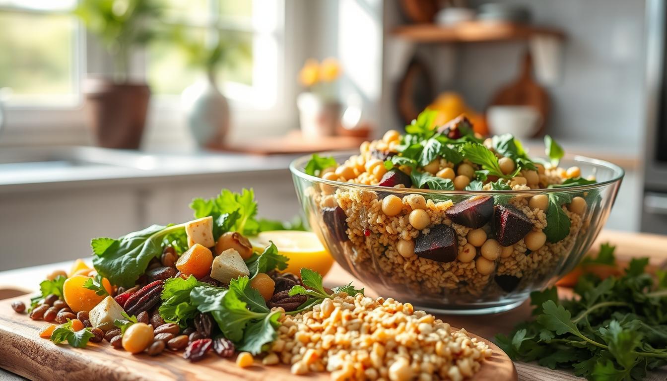 Vegan lunch recipes high in iron