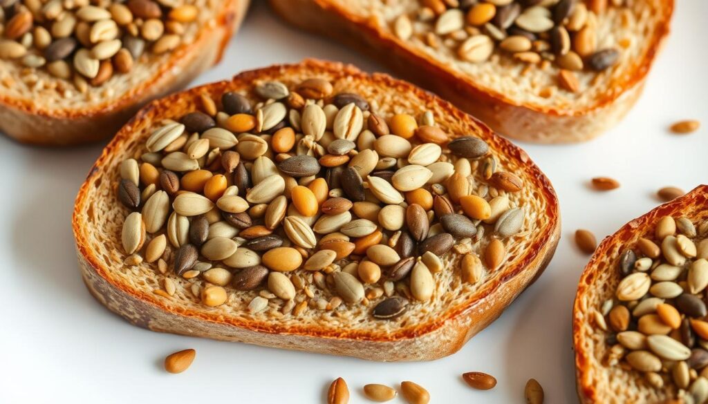 Whole Grain Toast with Seeds